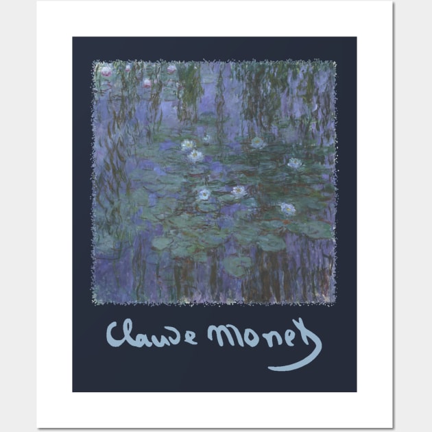 Waterlilies by Claude Monet Wall Art by MasterpieceCafe